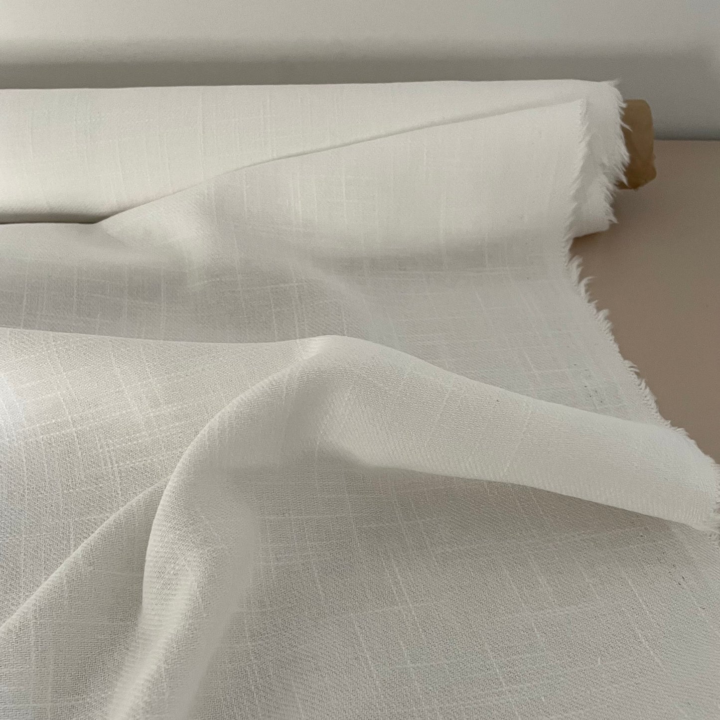 COTTON LINEN BLEND - IVORY