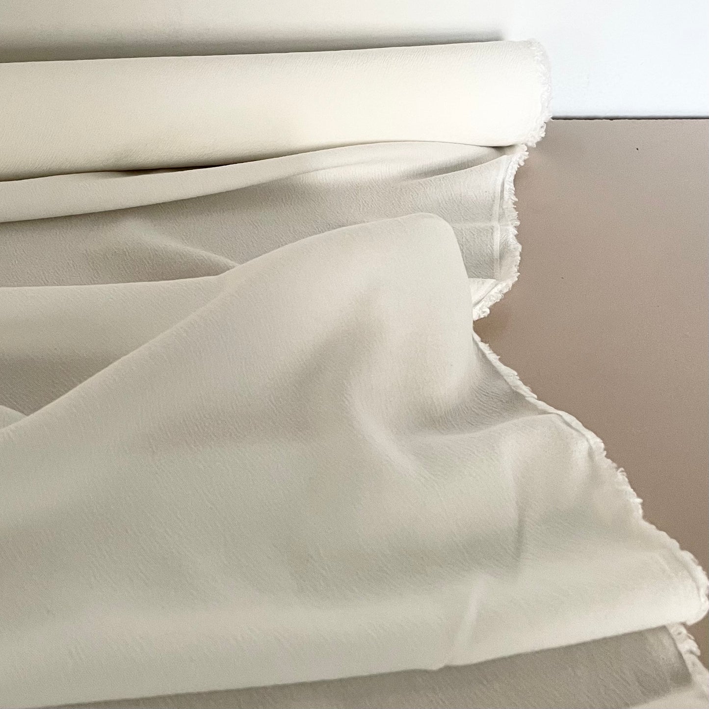 TENCEL RAYON CREPE - IVORY