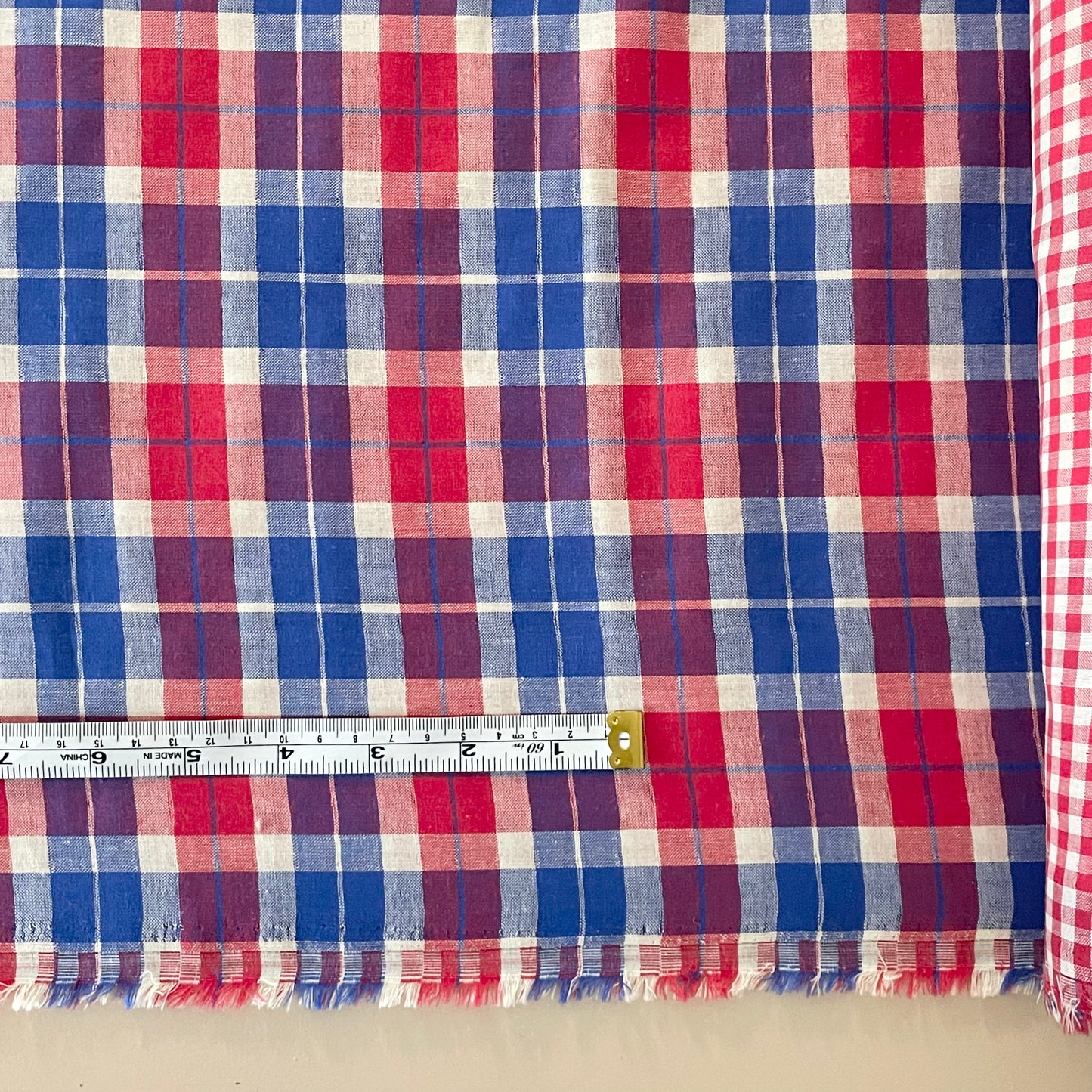 COTTON DOUBLE GAUZE - PLAID & GINGHAM