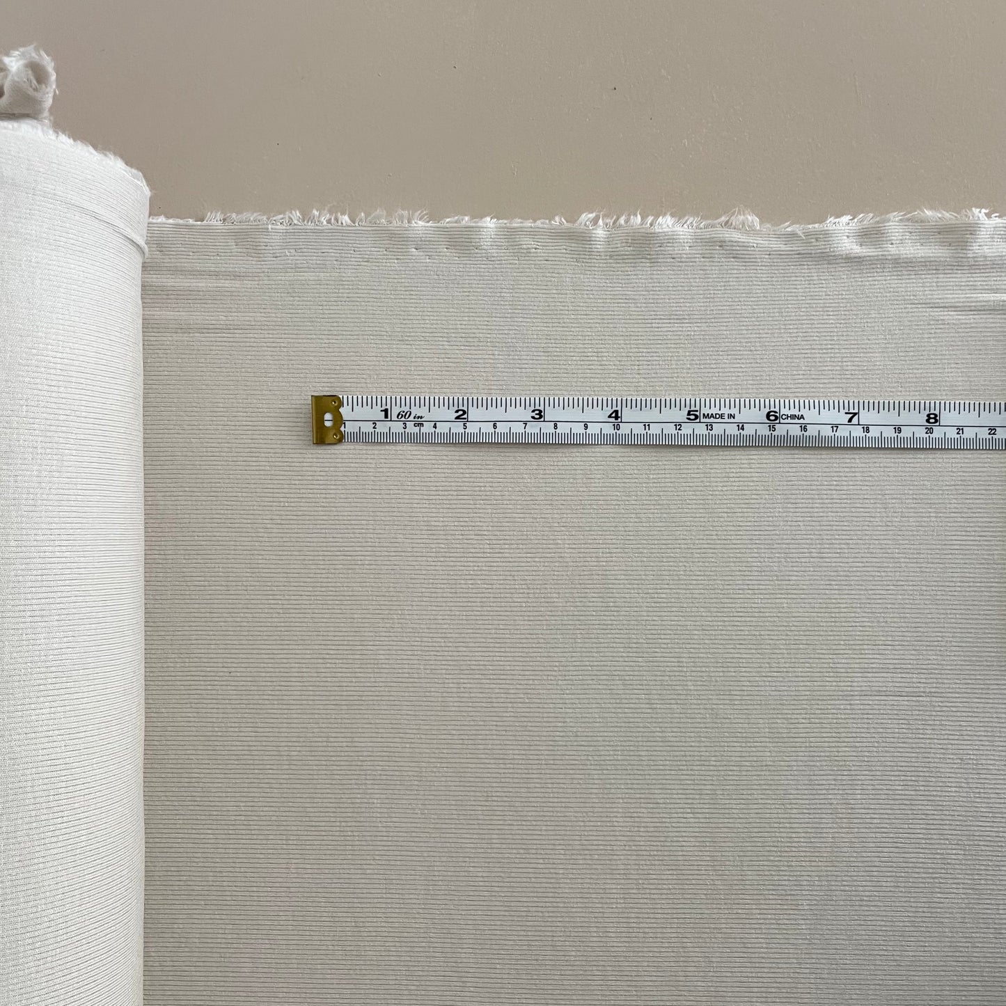 RAYON SPANDEX KNIT - IVORY RIB