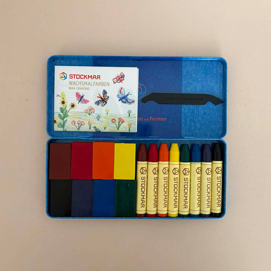 STOCKMAR CRAYON SET - 8 STICK + 8 BLOCKS