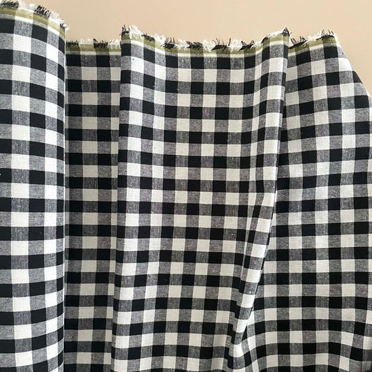 GINGHAM - NATURAL/BLACK