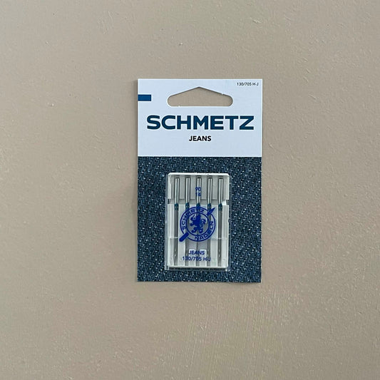 SCHMETZ JEANS SEWING MACHINE NEEDLES - 90/14