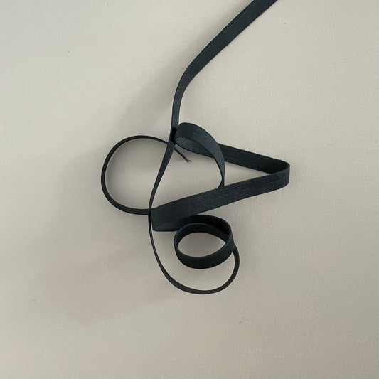 13 mm BRAIDED ELASTIC - BLACK