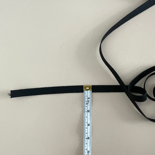 13 mm BRAIDED ELASTIC - BLACK
