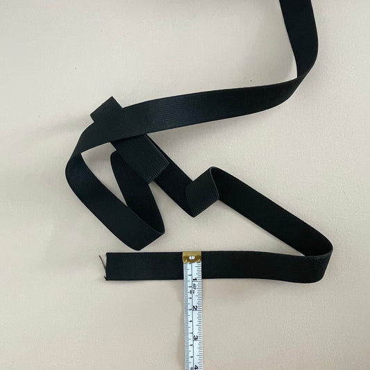 25 mm WOVEN ELASTIC - BLACK