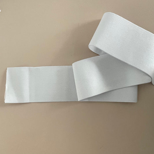 75 mm WOVEN ELASTIC - WHITE