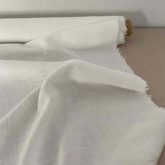 COTTON LINEN BLEND - IVORY