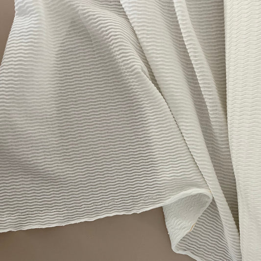 COTTON JACQUARD KNIT - IVORY