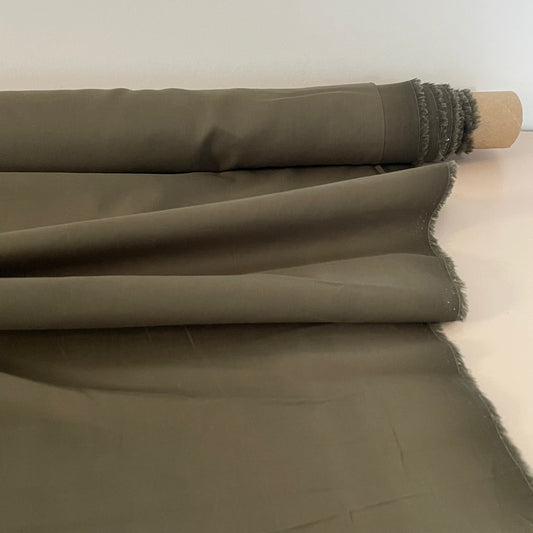 COTTON LAWN - OLIVE GREEN