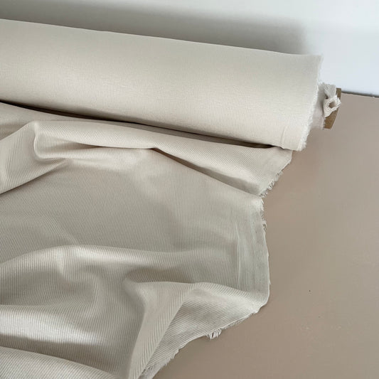 RAYON SPANDEX KNIT - IVORY RIB