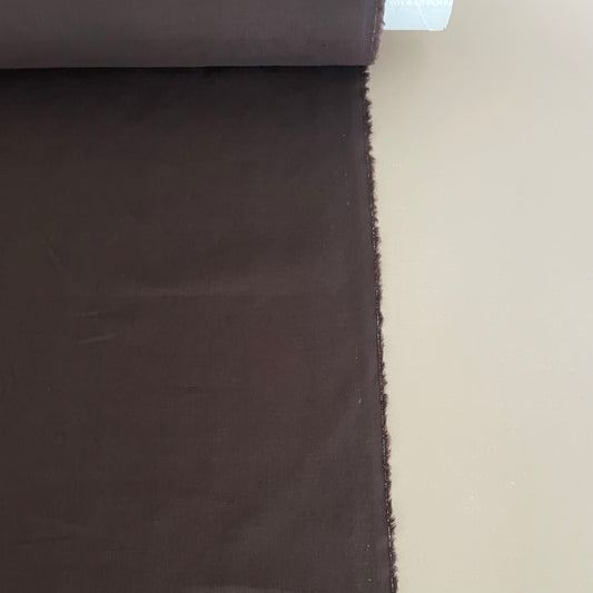 LINEN COTTON BLEND - ESPRESSO BROWN
