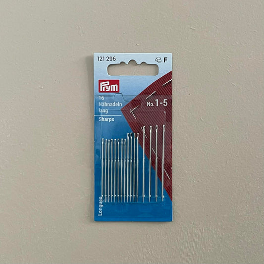 PRYM SHARPS HAND SEWING NEEDLES